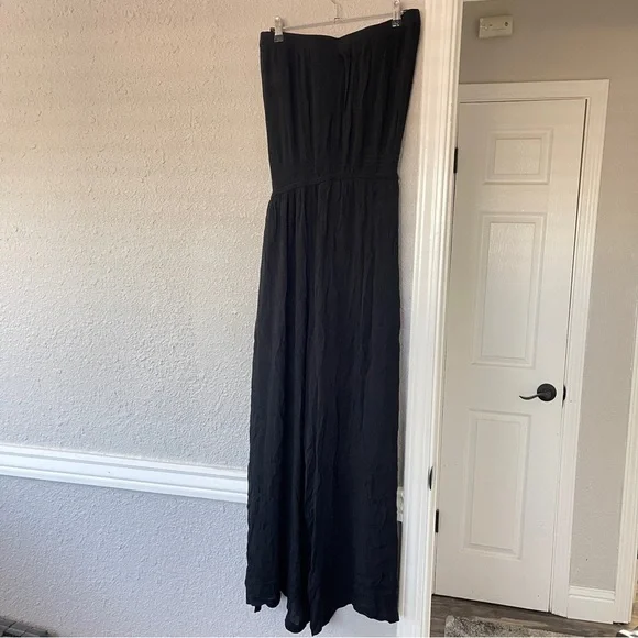 Vici Off Shoulder Strapless Wide Leg Jumpsuit Size L NWT - Picture 14 of 15